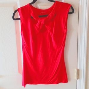 INC. Red Shoulder Tank.  MP